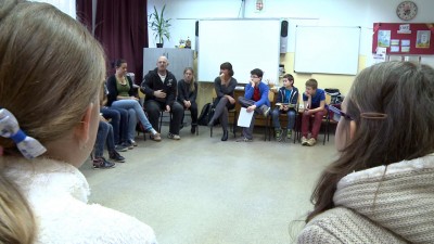 Színészek az iskolában