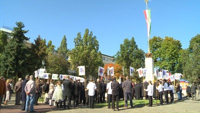 Az egri hősökre emlékeztek