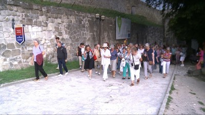 A várfalsétányt is bejárták