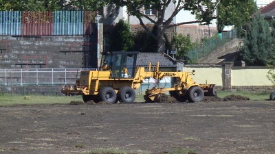 Szentmarjay stadion – elindult a munka